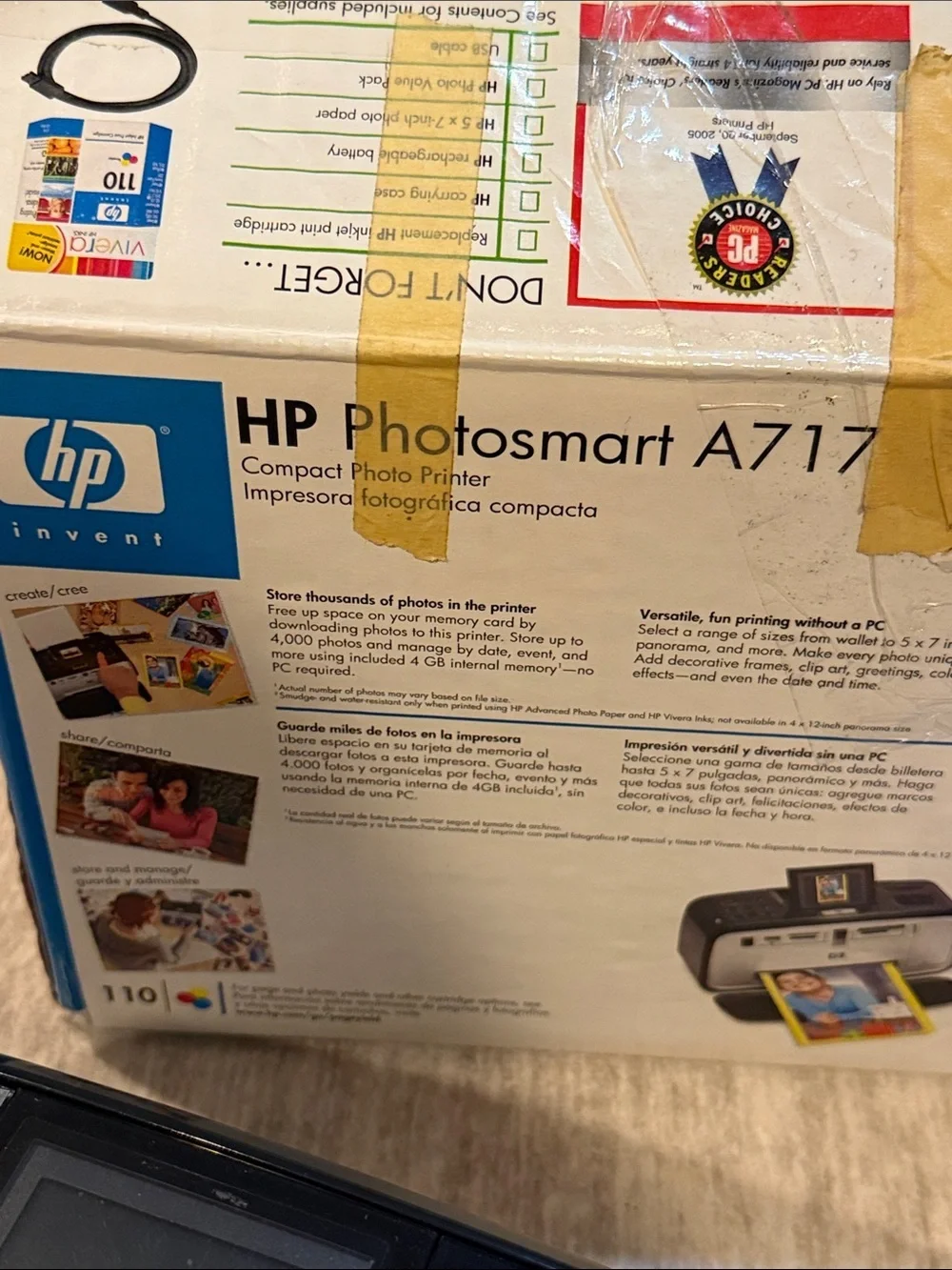 HP Photosmart A717 Photo Printer
